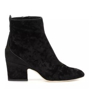 JIMMY CHOO Autumn 65 velvet ankle Black boots, size 10, $1200